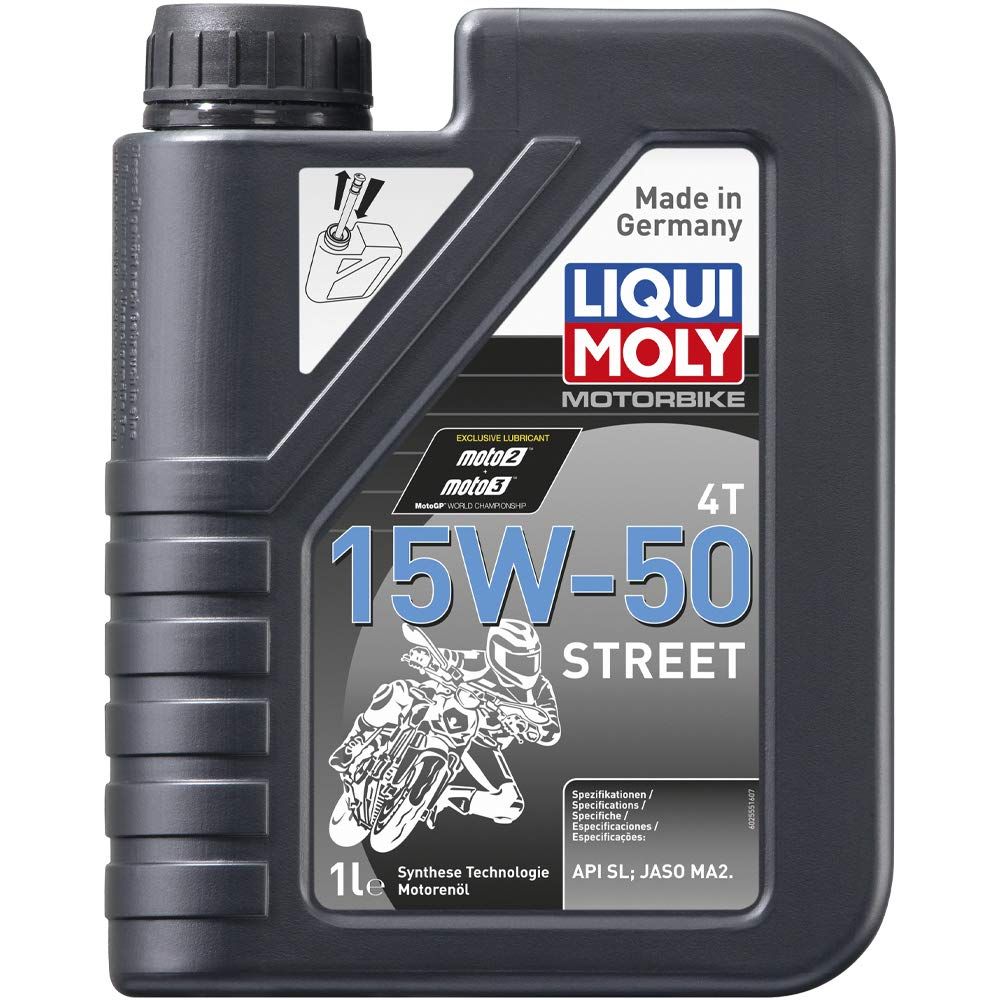 Liqui Moly 15W-50 4T Street Synthetic Oil (1L)